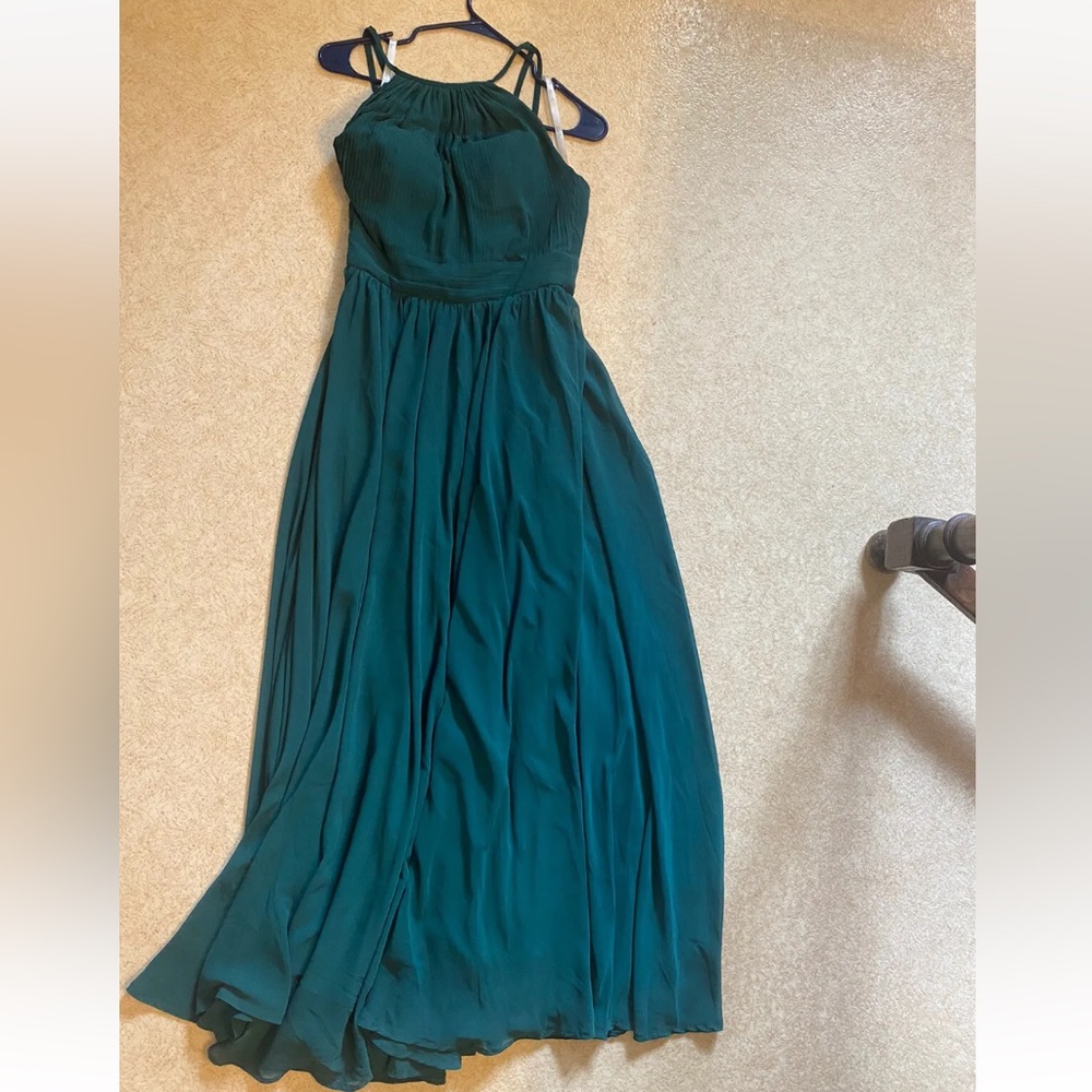 Dear Cleo Emerald Bridesmaid Dress Size 4